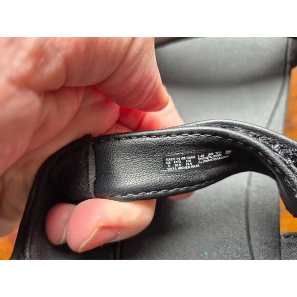 Reef Women's Vista Higher Raya Sandals Sz 8 New Black Chunky Platform $84 Y2K 90 - Picture 9 of 9